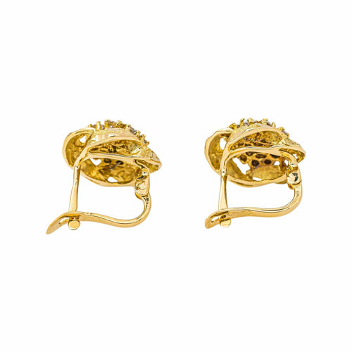 Boucles d'oreilles Boucles d'oreilles en or jaune et diamants 58 Facettes 4815898CN