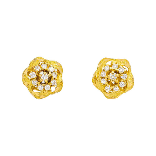 Boucles d'oreilles Boucles d'oreilles en or jaune et diamants 58 Facettes 4815898CN