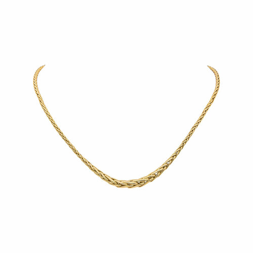 Collier Collier maille palmier en or jaune 58 Facettes 5447671CN