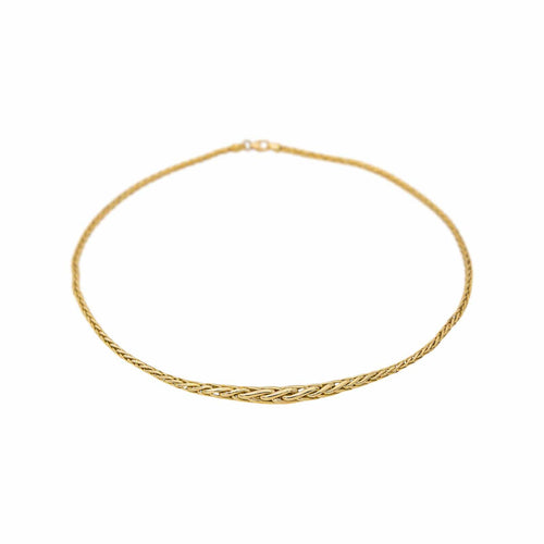 Collier Collier maille palmier en or jaune 58 Facettes 5447671CN