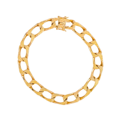 Bracelet Bracelet maille gourmette en or rose 58 Facettes 5459898CN
