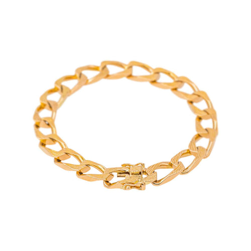 Bracelet Bracelet maille gourmette en or rose 58 Facettes 5459898CN