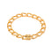 Bracelet Bracelet maille gourmette en or rose 58 Facettes 5459898CN