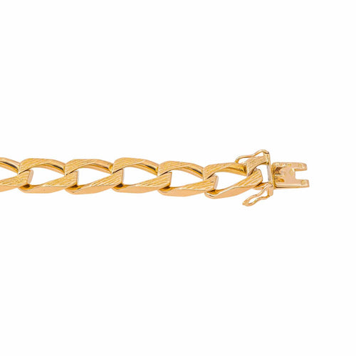 Bracelet Bracelet maille gourmette en or rose 58 Facettes 5459898CN