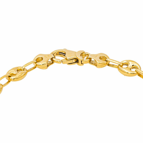 Bracelet Bracelet maille grain de café en or jaune 58 Facettes 5481558CN