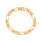 Bracelet Bracelet maille Figaro en or rose 58 Facettes 5531789CN