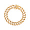 Bracelet Bracelet maille gourmette double en or rose 58 Facettes 5565506CN