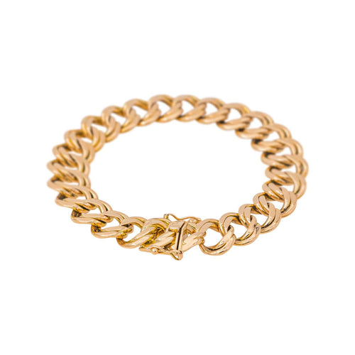 Bracelet Bracelet maille gourmette double en or rose 58 Facettes 5565506CN