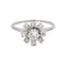 Bague 57.5 Marguerite - Bague en or blanc et diamants 58 Facettes 5450148CN