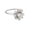 Bague 57.5 Marguerite - Bague en or blanc et diamants 58 Facettes 5450148CN