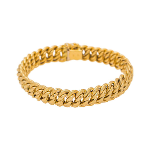 Bracelet Bracelet maille américaine en or jaune 58 Facettes 5439763CN