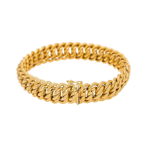 Bracelet Bracelet maille américaine en or jaune 58 Facettes 5439763CN