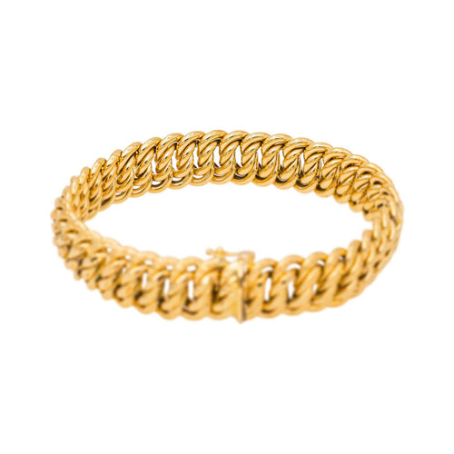 Bracelet Bracelet maille américaine en or jaune 58 Facettes 5439763CN