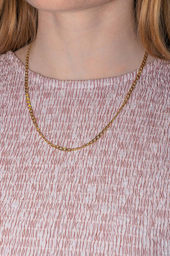 Collier Collier maille gourmette en or jaune 58 Facettes 5450829CN