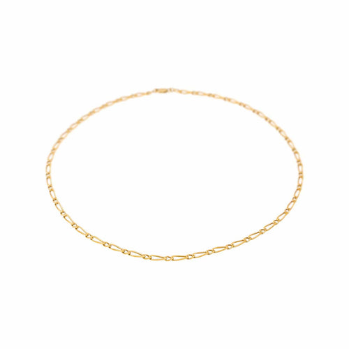 Collier Collier maille Figaro en or jaune 58 Facettes 5460453CN