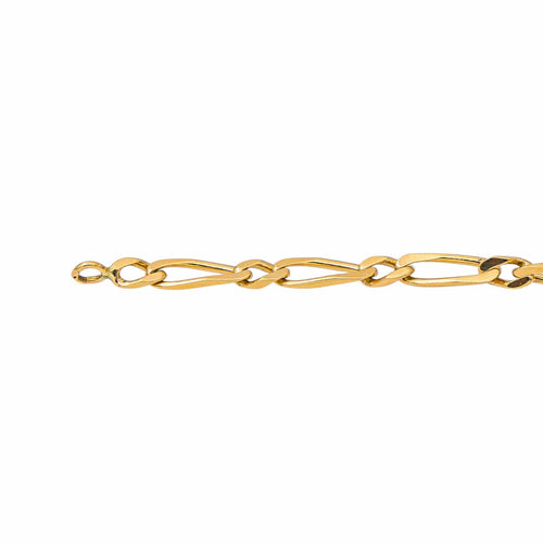 Collier Collier maille Figaro en or jaune 58 Facettes 5460453CN