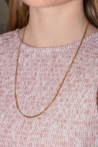 Collier Collier maille gourmette en or jaune 58 Facettes 5461658CN
