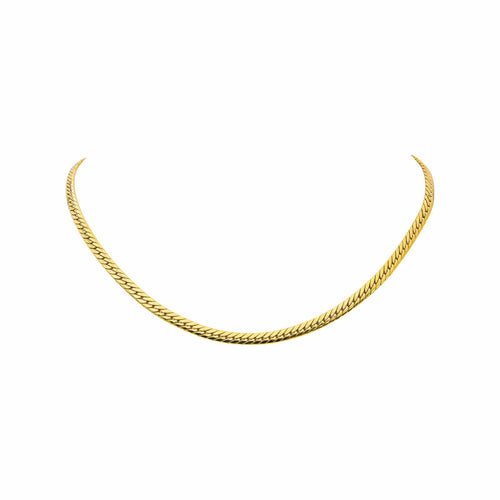 Collier Collier maille anglaise en or jaune 58 Facettes 5481046CN