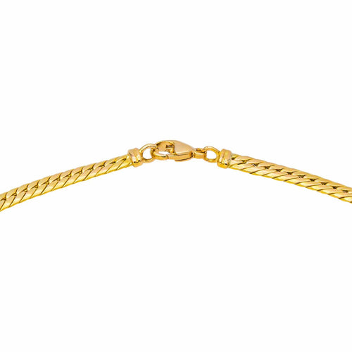 Collier Collier maille anglaise en or jaune 58 Facettes 5481046CN