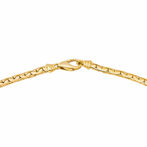 Collier Collier maille haricot en or jaune 58 Facettes 5503689CN