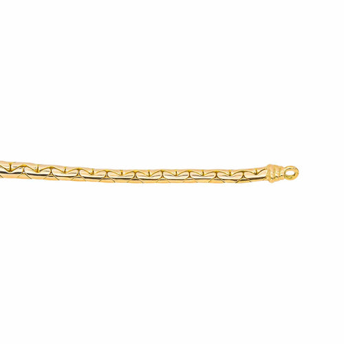 Collier Collier maille haricot en or jaune 58 Facettes 5503689CN