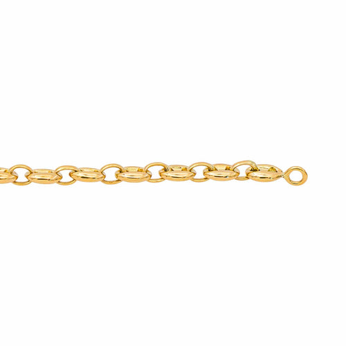 Collier Collier maille grain de café en or jaune 58 Facettes 5460182CN