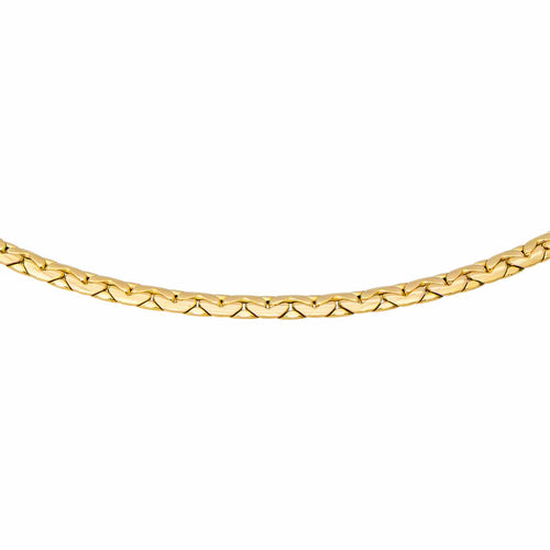 Collier Collier maille haricot en or jaune 58 Facettes 5470053CN