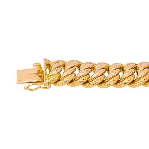 Bracelet Bracelet maille américaine en or jaune 58 Facettes 5481784CN