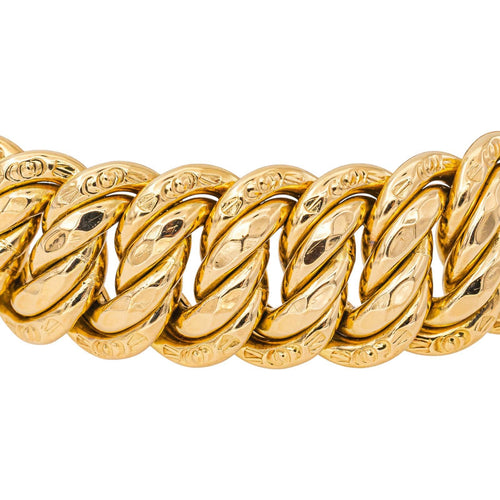 Bracelet Bracelet maille américaine en or jaune 58 Facettes 5481964CN