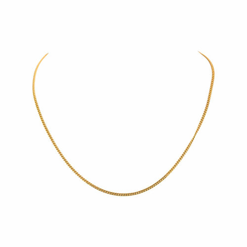 Collier Collier maille gourmette en or blanc 58 Facettes 5561655CN