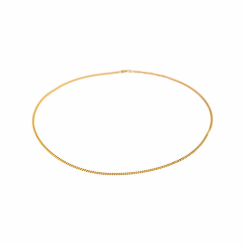Collier Collier maille gourmette en or blanc 58 Facettes 5561655CN