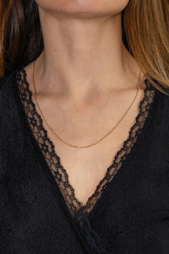 Collier Collier maille gourmette en or rose 58 Facettes 5565605CN
