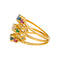 Bague 52 Bague en or jaune avec saphirs, rubis, émeraudes et diamants 58 Facettes 5568218RV