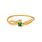 Bague 52 Bague en or jaune et émeraude 58 Facettes 5538427RV
