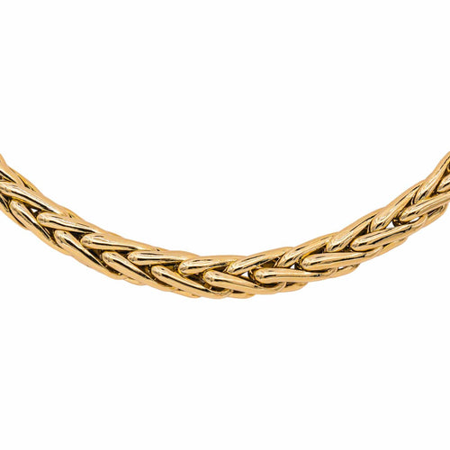 Collier Collier maille palmier en or jaune 58 Facettes 5575763CN