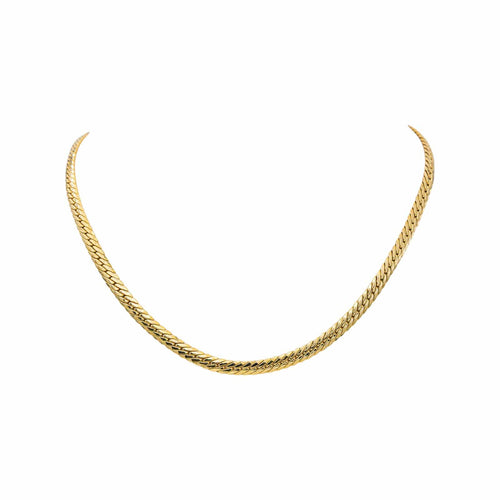 Collier Collier maille anglaise en or jaune 58 Facettes 5576447CN