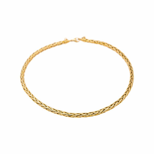 Collier Collier maille palmier en or jaune 58 Facettes 5576841CN