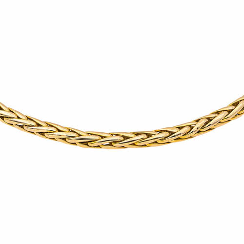 Collier Collier maille palmier en or jaune 58 Facettes 5576841CN