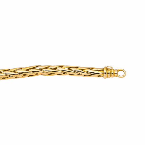 Collier Collier maille palmier en or jaune 58 Facettes 5576841CN