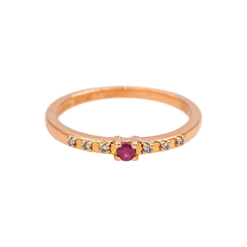 Bague 52 Mauboussin Capsule d'émotion - Bague en or rose, rubis et diamants 58 Facettes 5576984CN