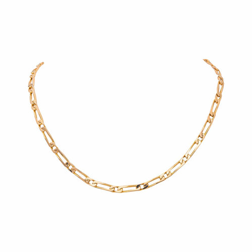 Collier Collier maille Figaro en or rose 58 Facettes 5577232CN