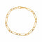 Bracelet Bracelet maille Figaro en or jaune 58 Facettes 5590971CN