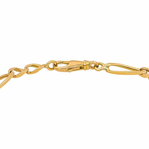 Bracelet Bracelet maille Figaro en or jaune 58 Facettes 5590971CN