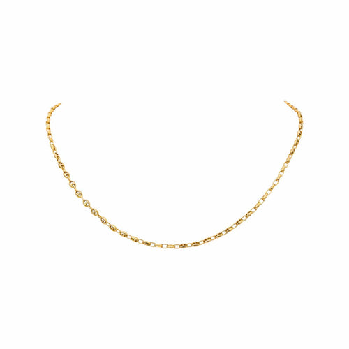 Collier Collier Grain de café en or jaune 58 Facettes 5591152CN