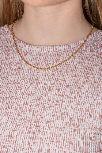 Collier Collier Grain de café en or jaune 58 Facettes 5591152CN