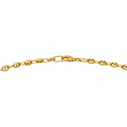 Collier Collier Grain de café en or jaune 58 Facettes 5591152CN