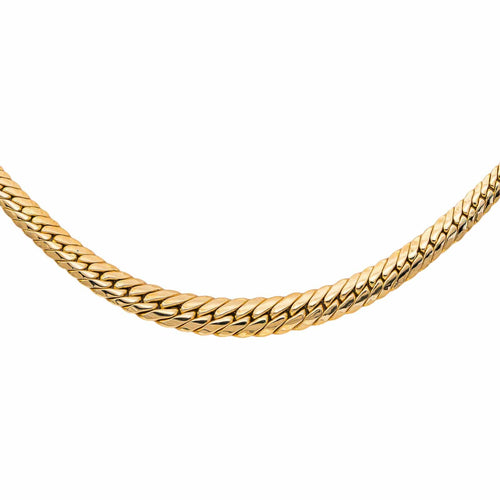 Collier Collier maille anglaise en or jaune 58 Facettes 5600882CN