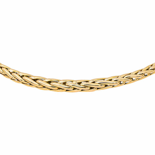 Collier Collier maille palmier en or jaune 58 Facettes 5655309CN