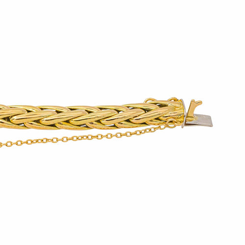 Bracelet Bracelet maille palmier en or jaune 58 Facettes 5655310CN