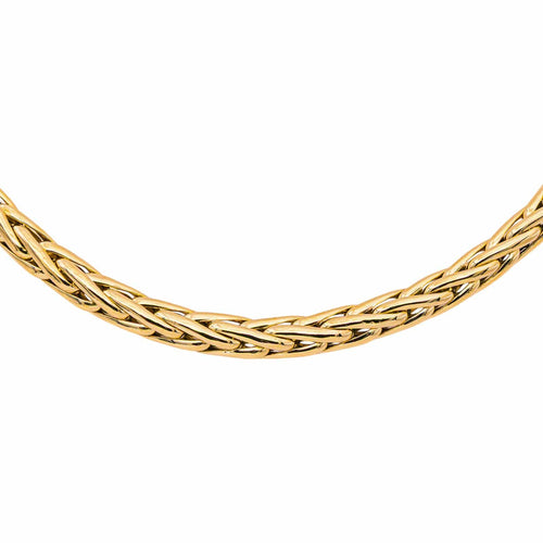 Collier Collier maille palmier en or jaune 58 Facettes 5577455CN